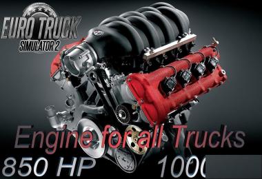 850 – 1000 hp Engine for all Trucks