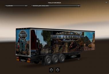 American Truck Simulator Trailer v1.0