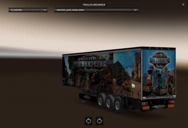 American Truck Simulator Trailer v1.0