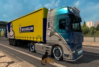 DAF XF 105 50k Konzack skin 1.26