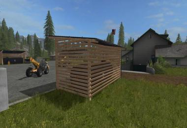 Gas station with shelter and night light v1.0