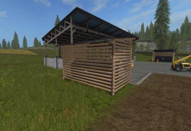 Gas station with shelter and night light v1.0