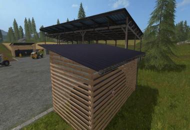 Gas station with shelter and night light v1.0