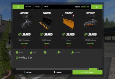 Lizard G520 Loader Grader Pack V1.0