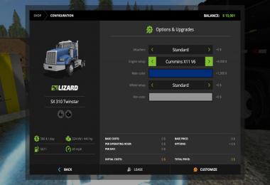 Lizard Tristar (Freightliner logo) SX310 v1.1.0.0