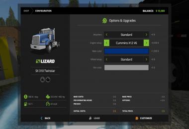 Lizard Tristar (Freightliner logo) SX310 v1.1.0.0