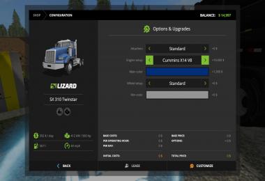 Lizard Tristar (Freightliner logo) SX310 v1.1.0.0