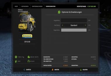 New Holland CR10.90 paint and chassis choice v1.0.2