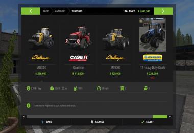 New Holland T7 Dual Wheels v1.0