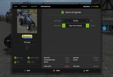 New Holland T8 Dual Wheels v1