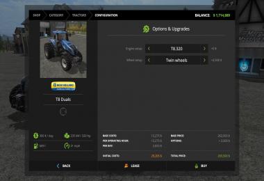 New Holland T8 Dual Wheels v1