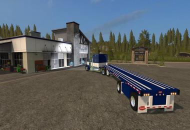 Peterbilt 388 and Manic Flatbed trailer v1.0