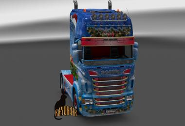 Scania R&S Topline Christmas style 1.26
