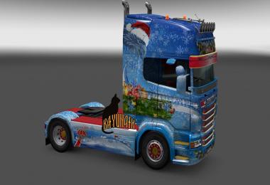 Scania R&S Topline Christmas style 1.26