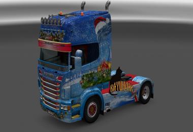 Scania R&S Topline Christmas style 1.26