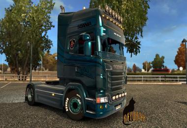Scania R&S Topline  Custom metallic skin 1.26