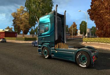 Scania R&S Topline  Custom metallic skin 1.26