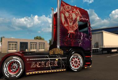 Scania R&S Topline Demon of road skin 1.26