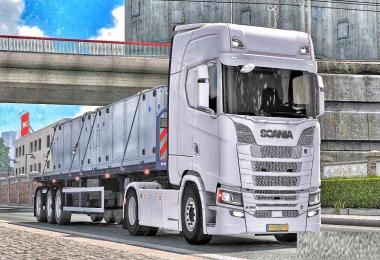 Scania S Series Minor bugs fixed + number plate
