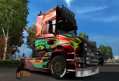 Scania T series Topline Abstract skin 1.26