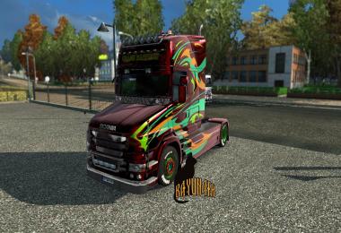 Scania T series Topline Abstract skin 1.26