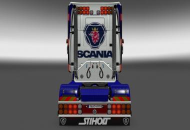 Scania T White/blue