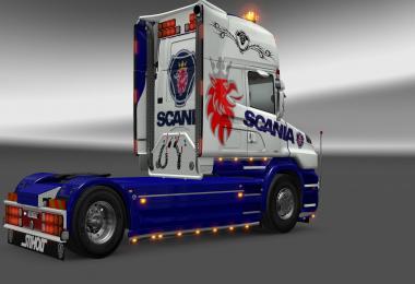 Scania T White/blue