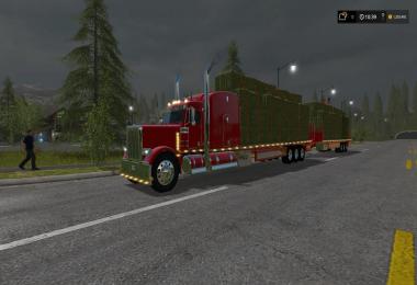 Peterbilt 388 Flatbed Custom v1