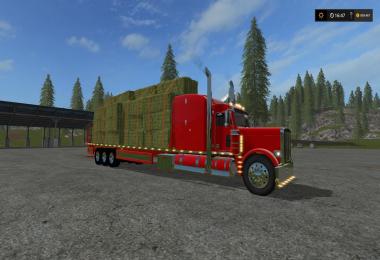 Peterbilt 388 Flatbed Custom v1
