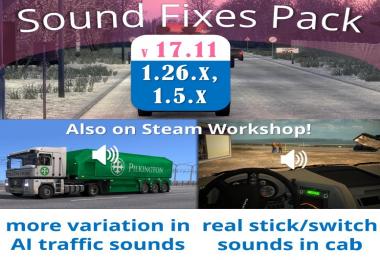 Sound Fixes Pack v17.11 for ATS