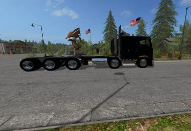 Freightliner overcab Road train heavy hauler v1.0