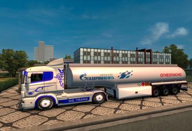 Fuei tank Schwarzmuller with skin GazPromNeft v1.0