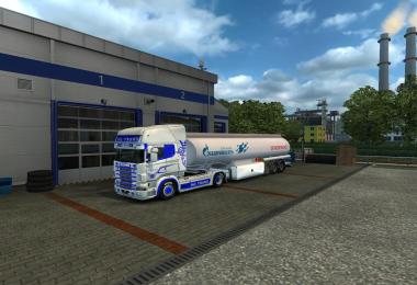 Fuei tank Schwarzmuller with skin GazPromNeft v1.0