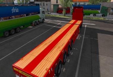 Goldhofer extendable empty trailer 1.26
