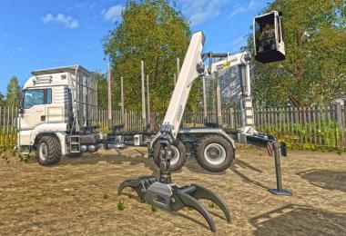 MAN TGS 33.480 FORESTRY TRUCK & TRAILER v0.9