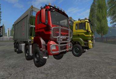 MAN TGS with Fliegl extension v2