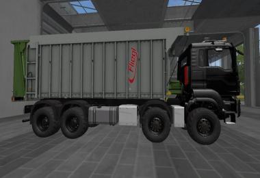 MAN TGS with Fliegl extension v2