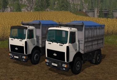 MAZ 5551 with trailer v3.0