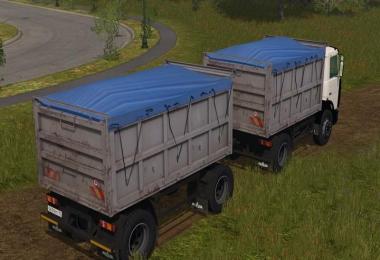 MAZ 5551 with trailer v3.0