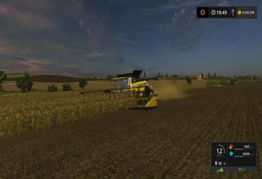 New Holland 45ft with sunflowers v1.0