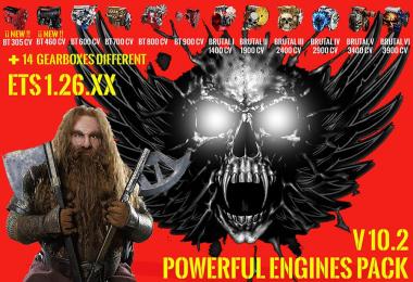 Pack Powerful engines + gearboxes v10.2 for 1.26.x
