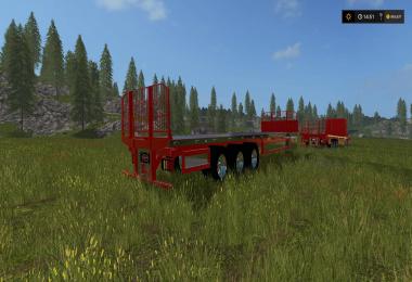 Peterbilt 388 Flatbed Custom v2 With Trailer