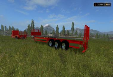 Peterbilt 388 Flatbed Custom v2 With Trailer