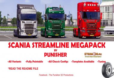 Scania Streamline Megapack by Punisher V3