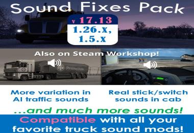 Sound Fixes Pack v17.13 for ATS