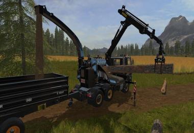 Tatra PHOENIX 6x6 with Jenz HEM583 Woodcrusher v1.0