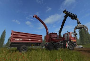 Tatra PHOENIX 6x6 with Jenz HEM583 Woodcrusher v1.0