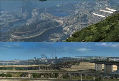 Very Rough Deplorable Road Map mod ETS2 1.26