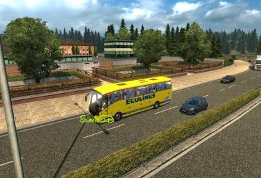 Bus in traffic by Taina95