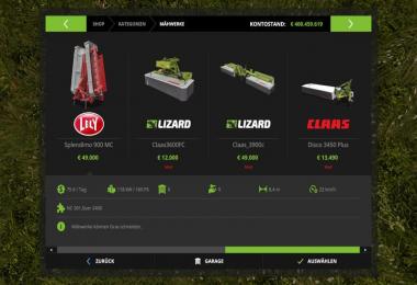 Claas Mower combination v1